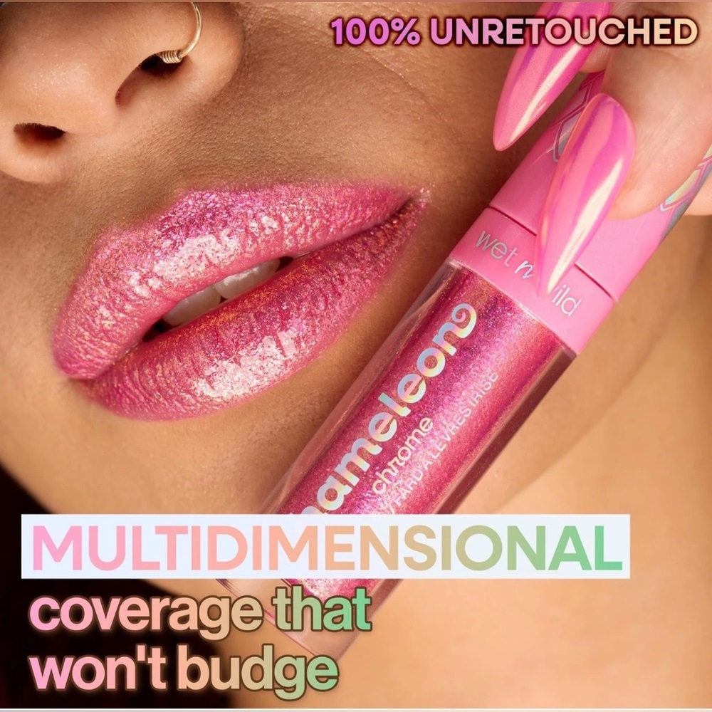 Wet n Wild Chameleon Halo’s Way Lip Gloss Glitter & Shine. Lost Lasting NEW - Picture 4 of 6